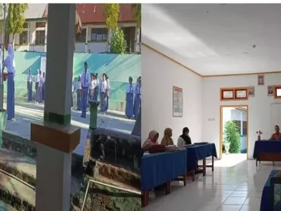 Rapat Kerja SMK Negeri Ampera Terkait Rapor Pendidikan Tahun 2023 Berlangsung dengan Menarik